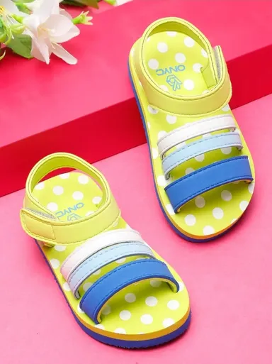 Premium Kids Butterscotch Printed EVA Sandals for Girls Boys Comfort Velcro Casual Footwear Lightweight Summer Outdoor Soft Sole Trendy Style thumbnail 0