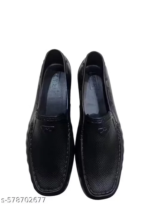 Men’s Premium Waterproof No Slip-On Shoes – Black Rubber Anti-Slip Casual Footwear Men’s Premium Waterproof No Slip-On Shoes 6 image 2