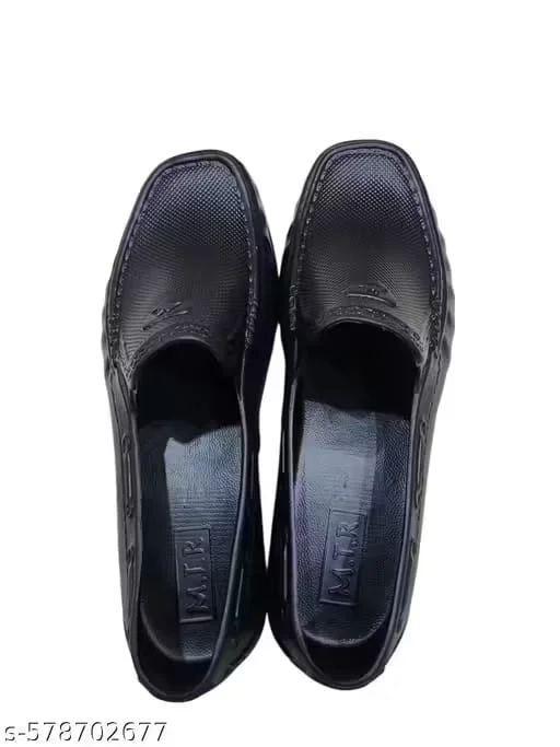 Men’s Premium Waterproof No Slip-On Shoes – Black Rubber Anti-Slip Casual Footwear Men’s Premium Waterproof No Slip-On Shoes 8 image 1