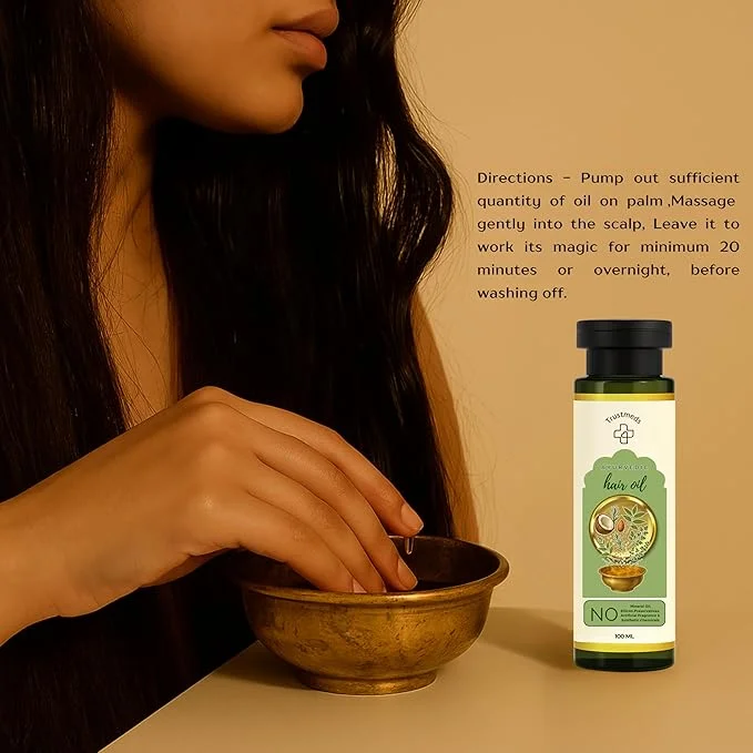 Trustmeds Energy Hair Oil Combo Pack of 2 with Rosemary and Tea Tree Essential Oils for Hair Growth, Dandruff Control, Anti Hair Fall, Scalp Nourishment for Men and Women in India Rosemary + Tea Tree Essential Oil Combo Pack of 2 270 ML image 6