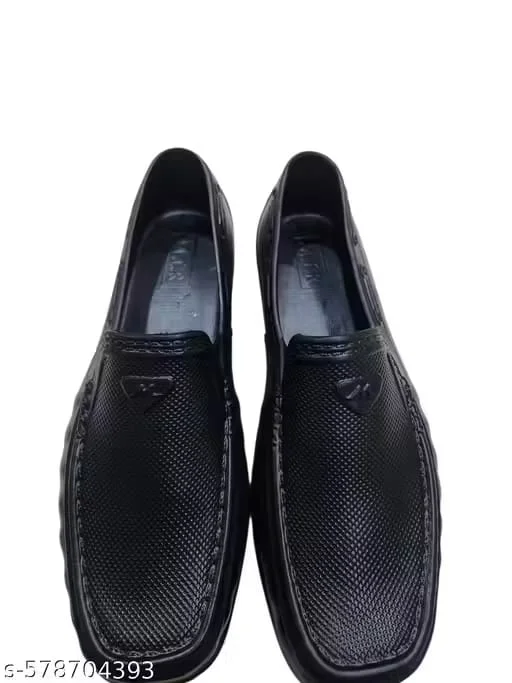 Men’s Black Formal Rubber Shoes – Lightweight & Comfortable Casual Premium Footwear Men’s Black Formal Rubber Shoes 6 image 2