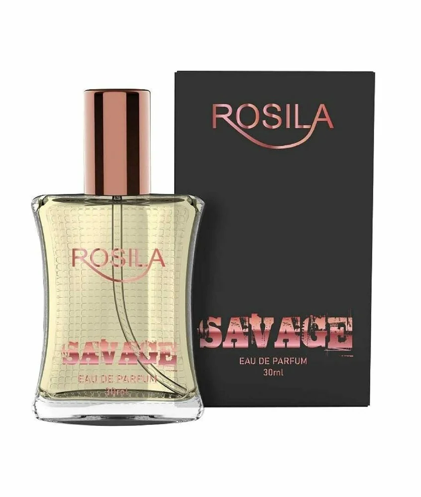 Rosila Savage Eau de Parfum 30 ml | Unisex Fresh & Long‑Lasting Fragrance for Men & Women, Budget‑Friendly Everyday Scent image 1