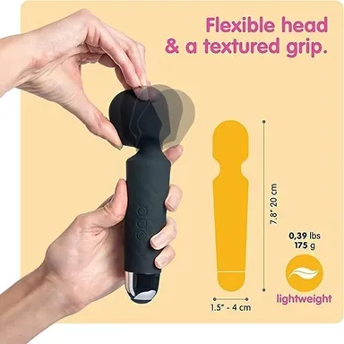 Personal Massager For Women | 20 Vibration Modes, USB Rechargeable, Waterproof, Medical Grade Silicone, 3 Months Warranty | Handheld Electric Body Massager | Full Body Massager For Pain Relief thumbnail 3