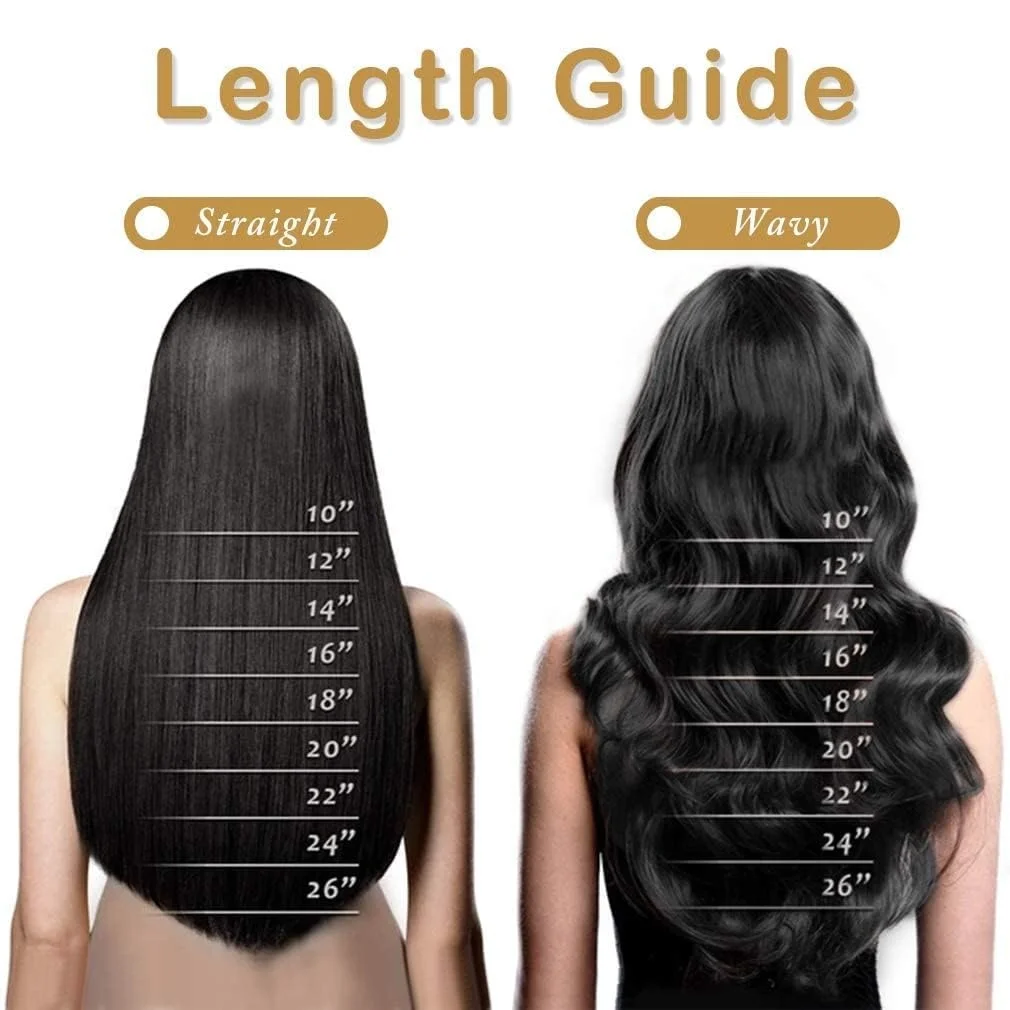 22 Inch Natural Black Straight Clip-In Hair Extensions for Women Heat Resistant Synthetic Fiber 5 Clip Hair Extension Set Adds Instant Length Volume Natural Look Long Straight Hair Piece image 4