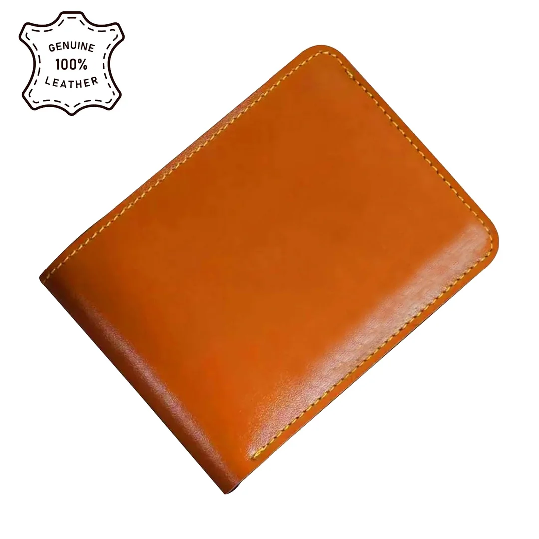 Men’s Leather Wallet Slim Bifold Card Holder Cash Pocket Stylish Durable Wallet for Everyday Use and Gifts image 1