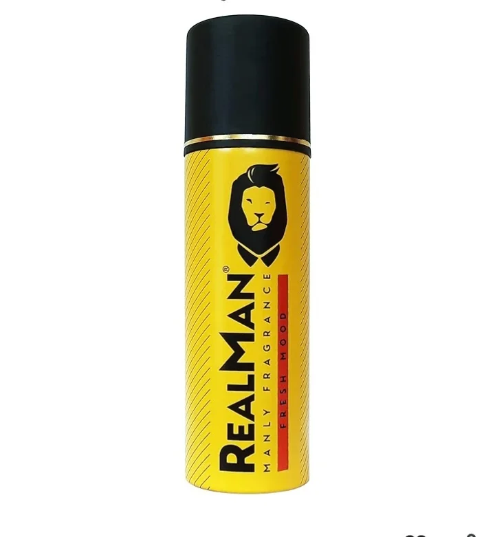 Real Man mainly Fresh Mood / Fresh Active Description: Crafted for men with active lifestyles, these deodorants prioritize high-energy freshness and odor protection. Fragrances citrus (grapefruit, mandarin) and herbal image 1
