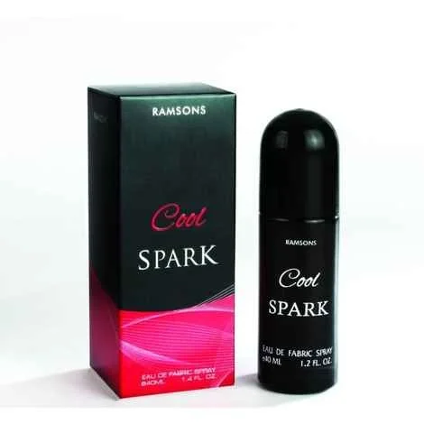 Ramsons Cool Spark Eau De Parfum 40ml | Long Lasting Fresh Citrus & Woody Fragrance for Men & Women |Affordable Daily Wear Perfume image 1