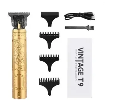 T9 Vintage Hair Trimmer Salon Series | Fully Waterproof Professional Trimmer, 60-Minute Runtime, 4 Length Settings, Battery Powered thumbnail 1