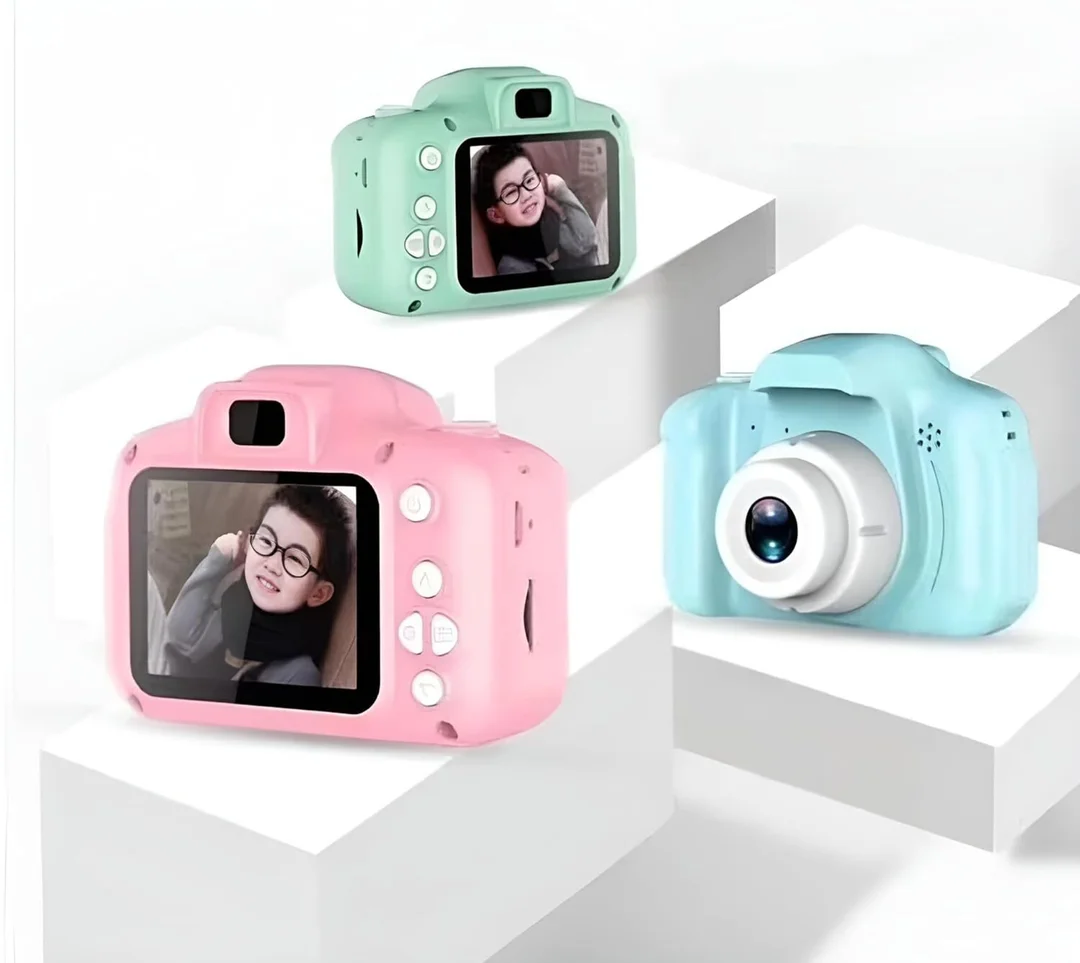Kids Digital Camera |Mini Cute Children’s Camera with Rechargeable Battery| Strap and USB Cable image 3
