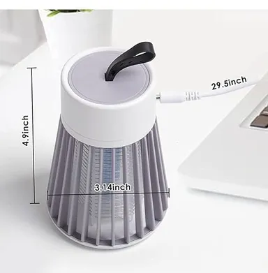 Digital Wave International Eco Friendly Electronic LED Mosquito Killer Machine Trap Lamp USB Powered Ultra Violet Blue Light Insect Killer for Home Bedroom Office Indoor Use thumbnail 1