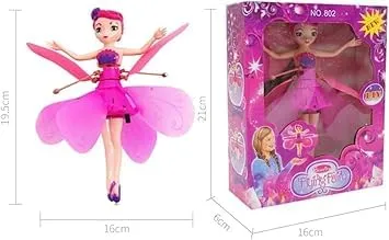 Digital Wave Hand Sensor Control USB Powered Magic Flying Fairy Doll, Sky Dancers Rainbow Glitter Princess Flying Toy for Girls Boys Indoor Hover Drone Toy Random Colour thumbnail 2