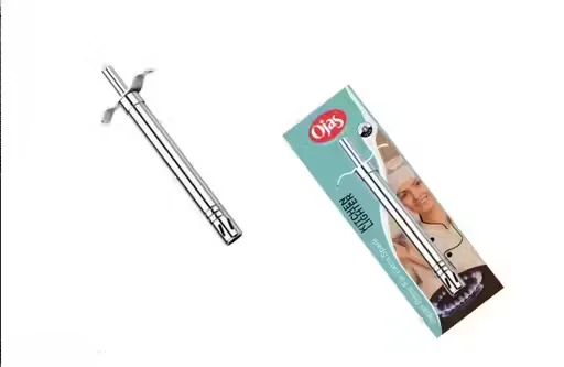 Kitchen Gas Lighter for LPG Stove Manual Spark Ignition Long Handle Stainless Steel Kitchen Lighter Safe Easy Use for Gas Stove Burner Candle and Diya Lighting Tool image 1
