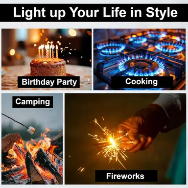 Electric Rechargeable Plasma Gas Lighter for Kitchen LPG Stove Candles Pooja USB C-Type Multipurpose Flexible Windproof Multicolour thumbnail 4