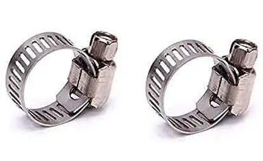 Imported Adjustable LPG Hose Pipe Clamp 1.25 Inch Stainless Steel Pack of 4 Gas Nali Connectors for Kitchen Gas Stoves thumbnail 4