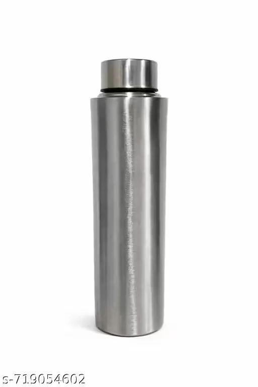 COOLWARE Stainless Steel Water Bottle 1000ml 1 Litre Silver BPA Free Hot & Cold Fridge Gym Office School College Sports Bottle Durable Leak Proof Eco-Friendly Steel Bottle image 2