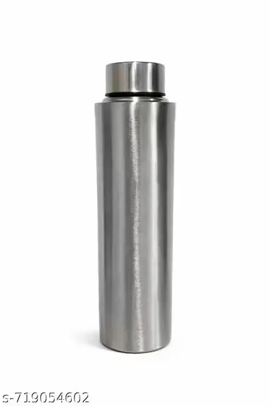 COOLWARE Stainless Steel Water Bottle 1000ml 1 Litre Silver BPA Free Hot & Cold Fridge Gym Office School College Sports Bottle Durable Leak Proof Eco-Friendly Steel Bottle thumbnail 1