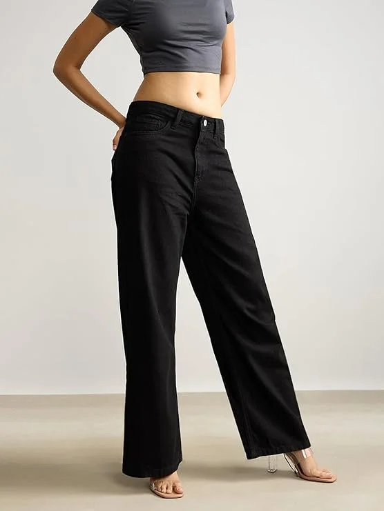DPN JEANS Trendy Women’s Comfortable Slim Fit Denim Jeans | Stretchable Stylish Blue Casual Pants for Daily Wear, Office, College, Party, Lightweight & Durable Fashionable Women Jeans DPN JEANS Trendy Women’s Comfortable Slim Fit Denim Jeans | 28 image 2