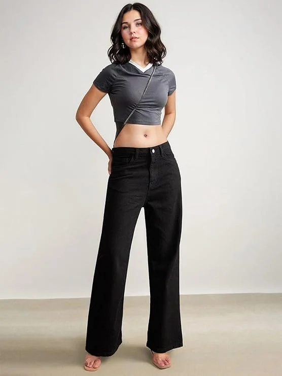 DPN JEANS Trendy Women’s Comfortable Slim Fit Denim Jeans | Stretchable Stylish Blue Casual Pants for Daily Wear, Office, College, Party, Lightweight & Durable Fashionable Women Jeans DPN JEANS Trendy Women’s Comfortable Slim Fit Denim Jeans | 28 image 4