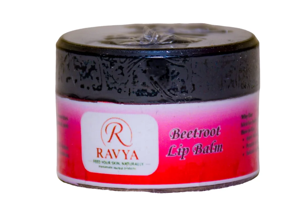 Ravya Organic Beetroot Lip Balm | Naturally Tinted, Deeply Moisturising & Nourishing for Soft, Healthy Lips image 1