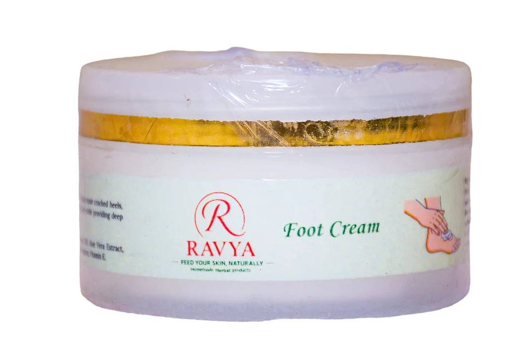 RAVYA Feed Your Skin Naturally Homemade Herbal Foot Cream for Cracked Heels and Deep Moisturization image 1
