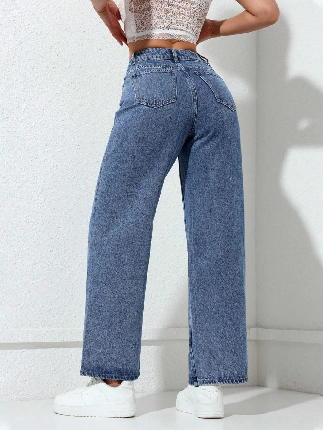 Girls’ Cute Fashionable Festive Denim Jeans for Women | Stylish Comfortable Slim Fit Casual Pants for Daily Wear, Parties, College, and Outings Girls’ Cute Fashionable Festive Denim Jeans 28 image 3