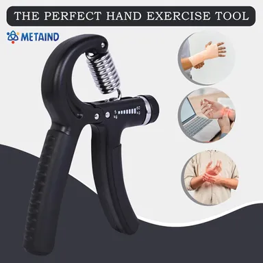 Adjustable Finger & Hand Gripper for Gym Workout, Forearm Strengthener with Resistance Control for Veins Exercise, Grip Training & Hand Health thumbnail 4