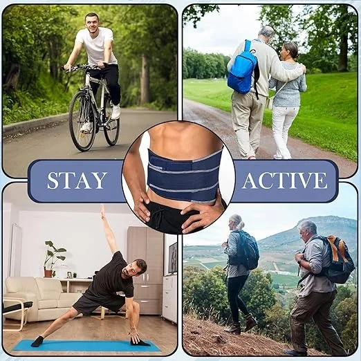 Tynor Lumbo Sacral Belt LS Back Support Brace for Lower Back Pain Relief Posture Correction Adjustable Lumbar Support Belt for Men Women Breathable Spandex Double Pull Orthopedic Waist Support image 3