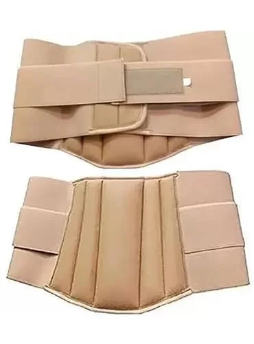Medtrix Lumbar Sacral LS Belt Spinal Back Support Brace for Lower Back Pain Slip Disc Sciatica Posture Correction Abdominal Compression Orthopedic Waist Support Belt Beige XL image 3