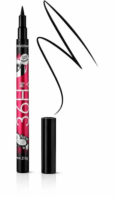 36H Waterproof Long-Lasting Precise Felt Tip Liquid Eyeliner Pen |Smudge Proof Quick Dry Eye Liner for Perfect Eye Makeup thumbnail 3