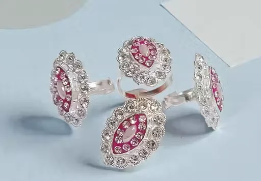Women/Girls Toe Ring | Artificial Jewellery | Daily Wear Stylish Bichiya | Adjustable Silver Plated Toe Rings | Traditional & Modern Design | 2 Pair |4 Pieces image 2