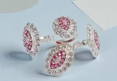Women/Girls Toe Ring | Artificial Jewellery | Daily Wear Stylish Bichiya | Adjustable Silver Plated Toe Rings | Traditional & Modern Design | 2 Pair |4 Pieces thumbnail 1