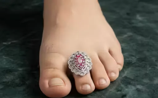 Women/Girls Toe Ring | Artificial Jewellery | Daily Wear Stylish Bichiya | Adjustable Silver Plated Toe Rings | Traditional & Modern Design | 2 Pair |4 Pieces image 3