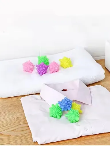Giftora Reusable Laundry Balls Set of 15 for Washing Machine Clothes Cleaning Anti-Tangle Fabric Wash Balls Eco Friendly Detergent Booster Laundry Accessories thumbnail 2
