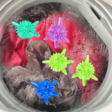 Giftora Reusable Laundry Balls Set of 15 for Washing Machine Clothes Cleaning Anti-Tangle Fabric Wash Balls Eco Friendly Detergent Booster Laundry Accessories thumbnail 5