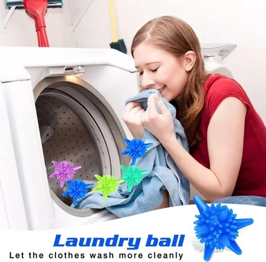 Giftora Reusable Laundry Balls Set of 15 for Washing Machine Clothes Cleaning Anti-Tangle Fabric Wash Balls Eco Friendly Detergent Booster Laundry Accessories thumbnail 6
