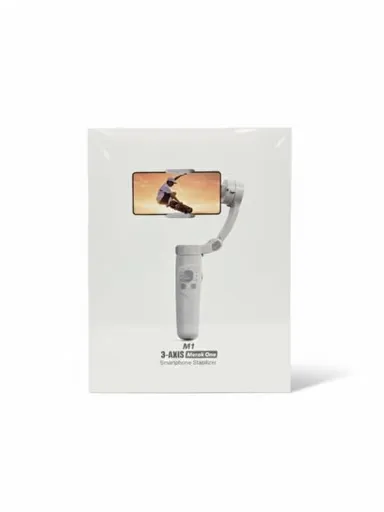M1 3 Axis Smartphone Stabilizer Gimbal Foldable Portable Handheld Mobile Gimbal Stabilizer for Video Recording Vlogging YouTube Reels TikTok Live Streaming White thumbnail 2
