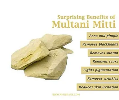 Raw Organic Multani Mitti Fuller's Earth Natural Clay for Face Pack Hair Pack Acne Treatment Oil Control Skin Brightening Deep Cleansing Herbal Beauty Clay Powder Raw Organic Multani Mitti Fuller's Earth Natural Clay for Face Pack Hair Pack Acne Treatment thumbnail 1