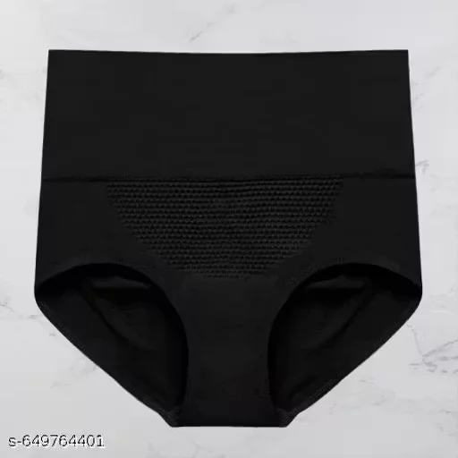 Women High Waist Tummy Control Seamless Shapewear Panties | Nylon Spandex Slimming Underwear for Gym, Yoga & Daily Wear (XXL) XXL | High Waist Tummy Control Shapewear Panty XXL image 2