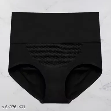 Women High Waist Tummy Control Seamless Shapewear Panties | Nylon Spandex Slimming Underwear for Gym, Yoga & Daily Wear (XXL) XXL | High Waist Tummy Control Shapewear Panty XXL thumbnail 1