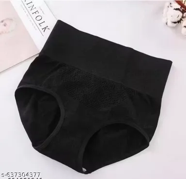 Women High Waist Seamless Tummy Control Shapewear Panties for Instant Stomach Slimming Body Shaper Briefs Free Size Free Size Free Size thumbnail 2