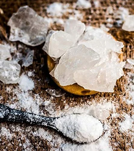 Natural Edible Camphor Crystals Pacha Karpooram Food Grade Kapoor for Prasad Sweets Temple Pooja Bhimseni Camphor Crystal Pure Organic Camphor for Cooking Ayurvedic Use Natural Edible Camphor 270 ML image 3