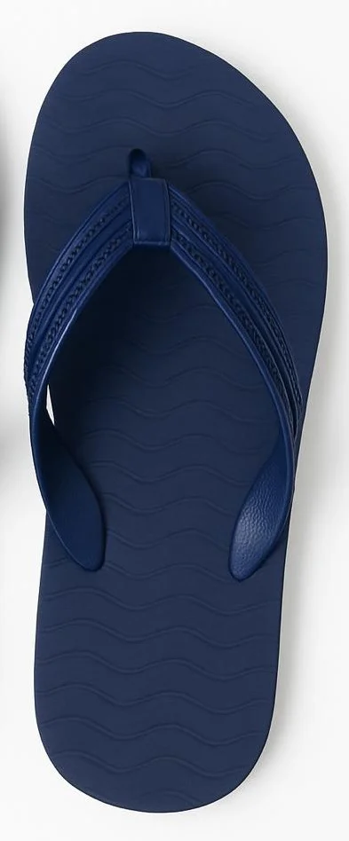 Men Navy Blue EVA Rubber Flip Flops Slippers – Lightweight Anti Slip Beach Thong Sandals Casual Summer Bathroom Daily Wear Slippers for Men Men Navy Blue EVA Rubber Flip Flops Slippers – Lightweight Anti Slip Beach Thong Sandals Casual Summer Bathroom image 2