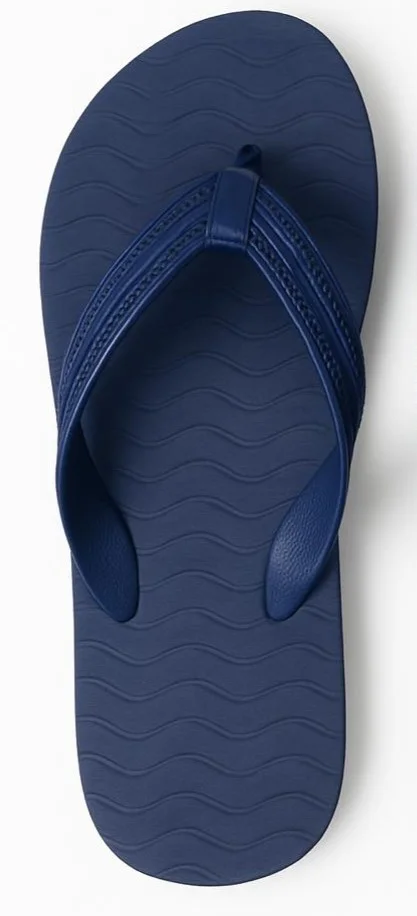 Men Navy Blue EVA Rubber Flip Flops Slippers – Lightweight Anti Slip Beach Thong Sandals Casual Summer Bathroom Daily Wear Slippers for Men Men Navy Blue EVA Rubber Flip Flops Slippers – Lightweight Anti Slip Beach Thong Sandals Casual Summer Bathroom image 1