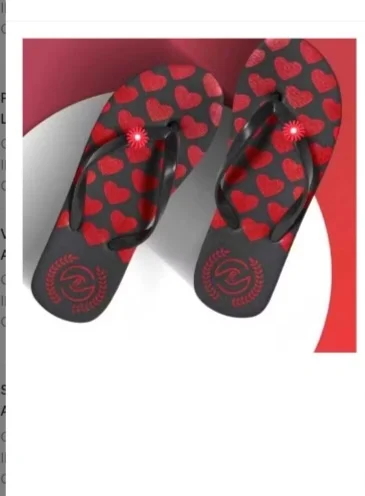 Luxurious Red Comfort‑Fit Women’s Stylish Everyday Slip‑On Soft Sole Casual Slippers – Premium Lightweight Design, Cushioned Support, Size 8 image 2