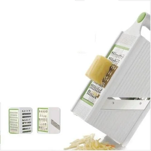 Multifunction Stainless Steel Vegetable Slicer Grater with Adjustable Blade Mandoline Cutter for Potato Onion Carrot Cabbage Salad Kitchen Food Preparation Tool image 1