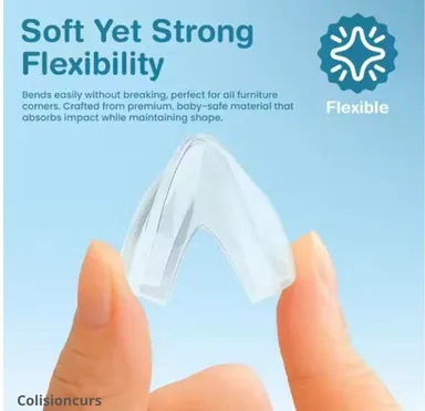 16 Pack Transparent Silicone Corner Protectors for Table Furniture Edge Safety Guards Baby Proof Corner Cushion Protector for Desk Cabinet Bed Safety thumbnail 3