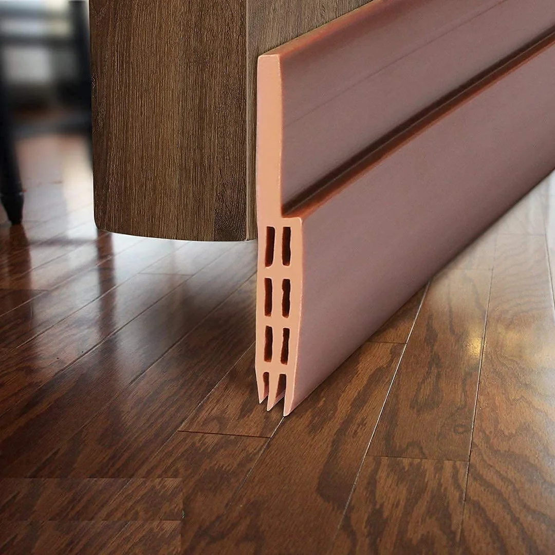 Self Adhesive Door Bottom Seal Strip Weather Stripping Door Draft Stopper Soundproof Dust Proof Insect Blocker Door Gap Sealing Strip for Home Doors Windows image 7
