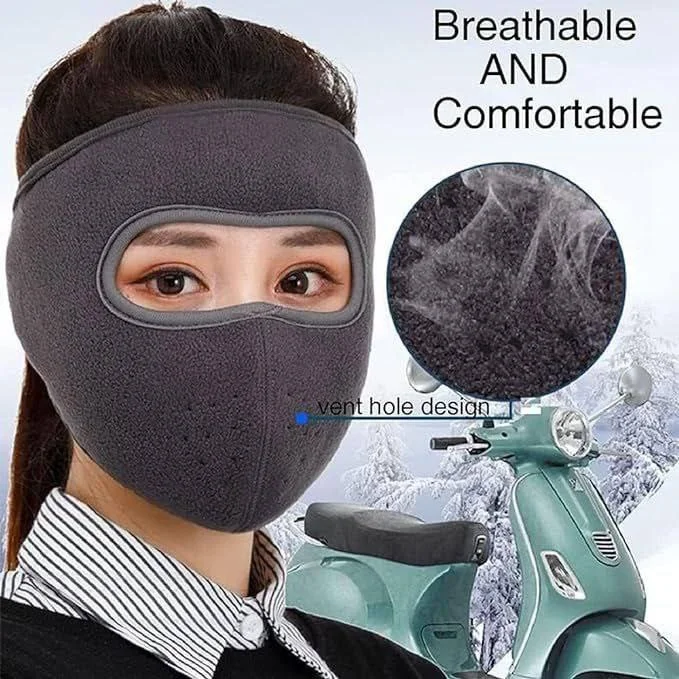 Winter Face Mask with Transparent Eye Shield Anti Fog Cold Protection Mask Windproof Thermal Face Cover Cycling Ski Snow Mask Outdoor Winter Protection Mask image 6