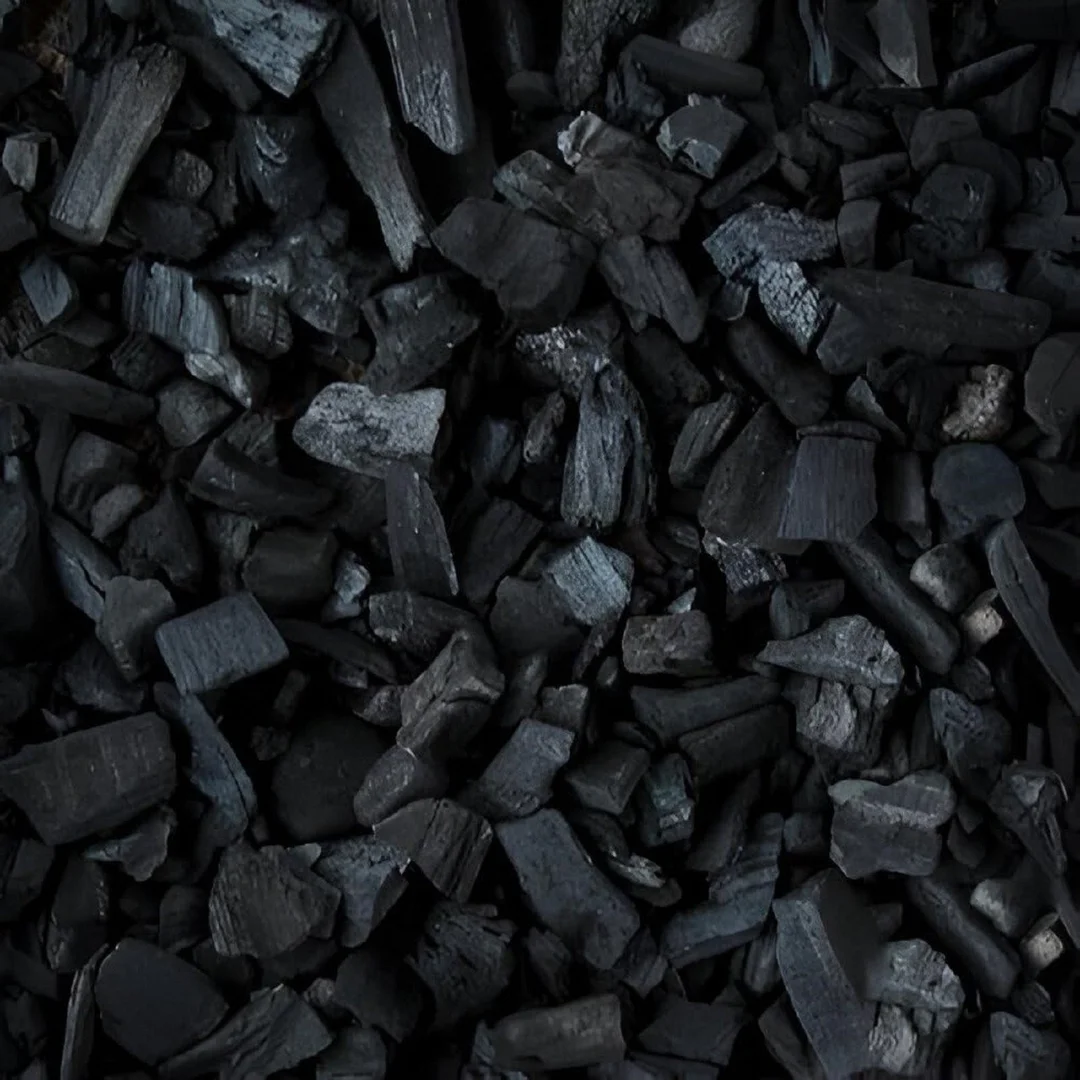 Natural Wood Charcoal Multipurpose Coal for Barbecue Grill Dhoop Havan Gardening Soil Charcoal Lump BBQ Fuel Activated Charcoal Pieces for Home and Outdoor Cooking image 5