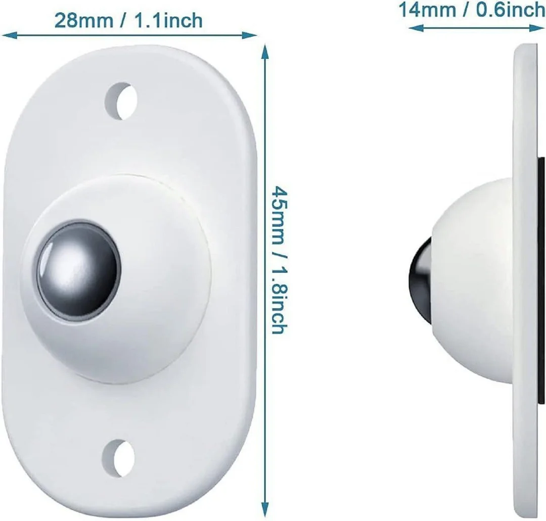 Magnetic Door Stopper Stainless Steel Door Catch Self Adhesive Door Holder Wall Mounted Magnetic Door Stop Heavy Duty Door Stopper for Home Office Doors image 6